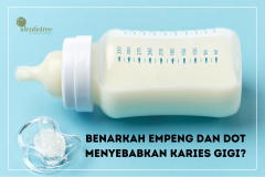 BENARKAH EMPENG DAN DOT MENYEBABKAN KARIES GIGI ANAK?